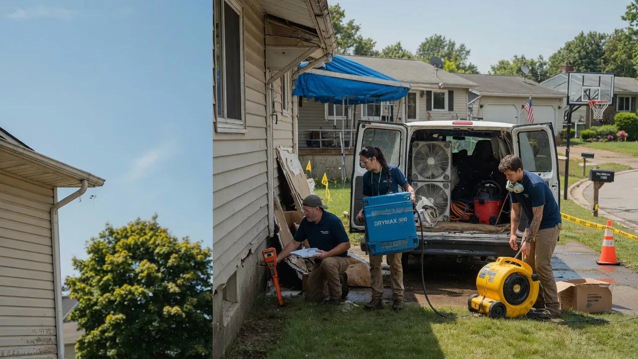 Ceiling Leak Cleanup in Babson Park, MA near me